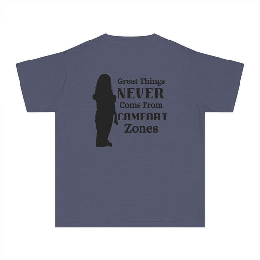 Motivational Youth Tee — "Great Things Never Come From Comfort Zones" The Bre shirt
