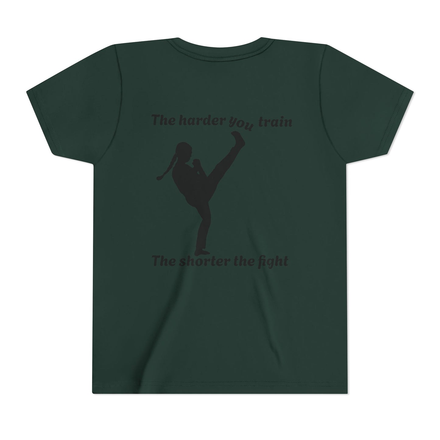 Harder you train girl ninja tshirt