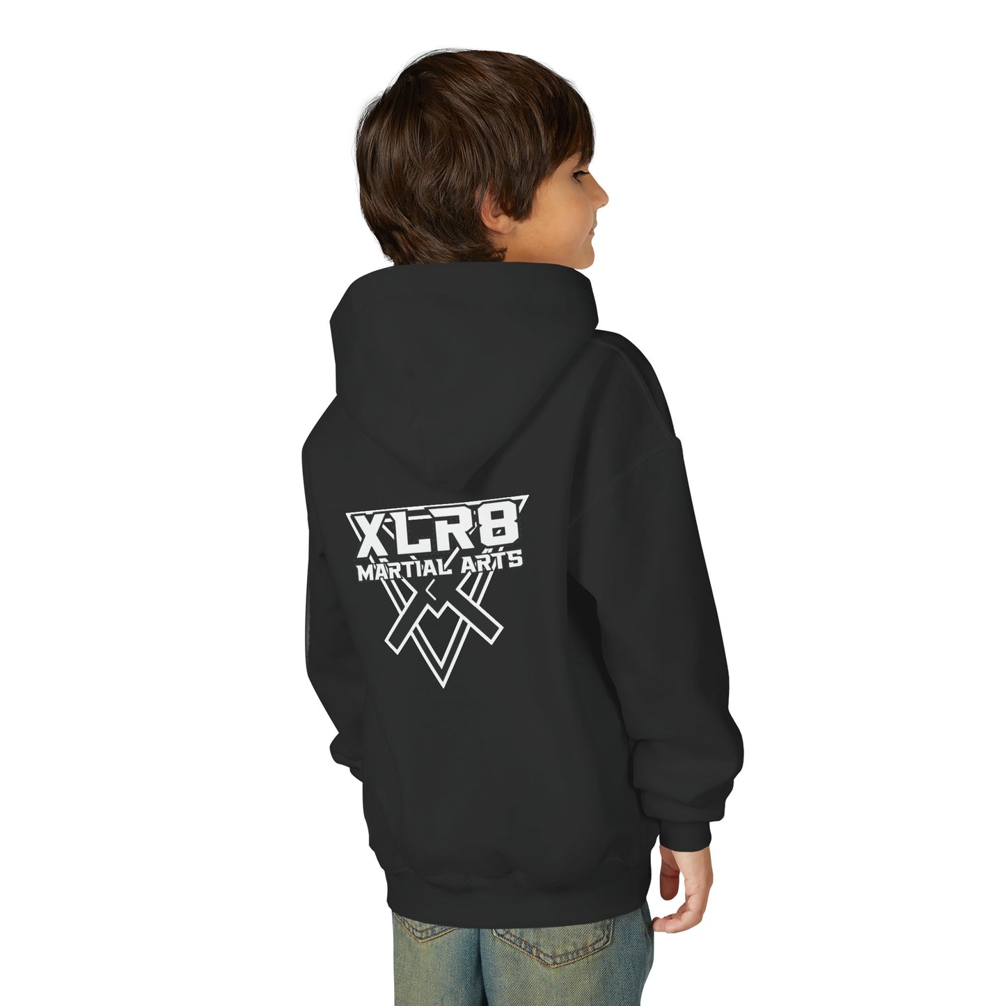 Youth Hoodie – "Don't limit your challenges. Challenge your limits." Martial Arts Motivational Sweatshirt