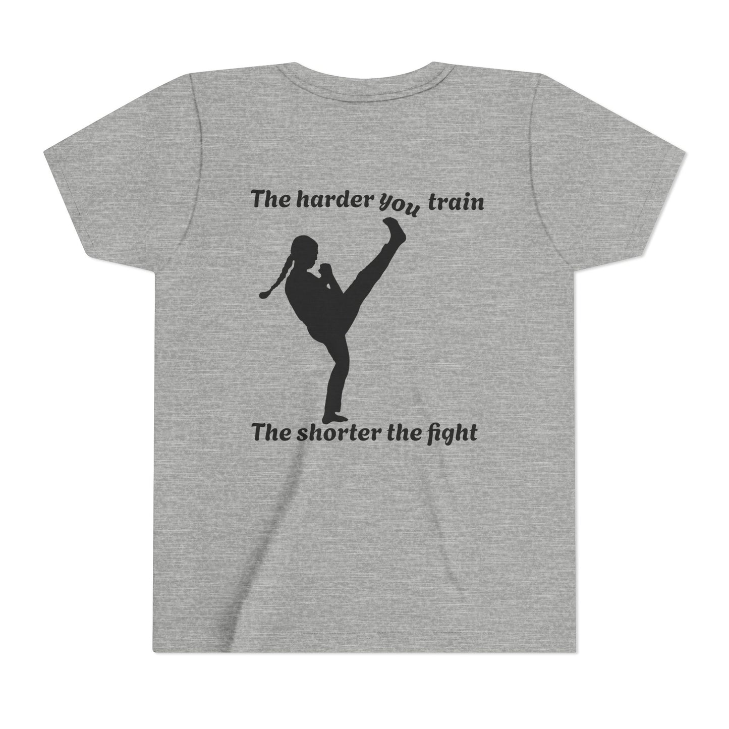 Harder you train girl ninja tshirt