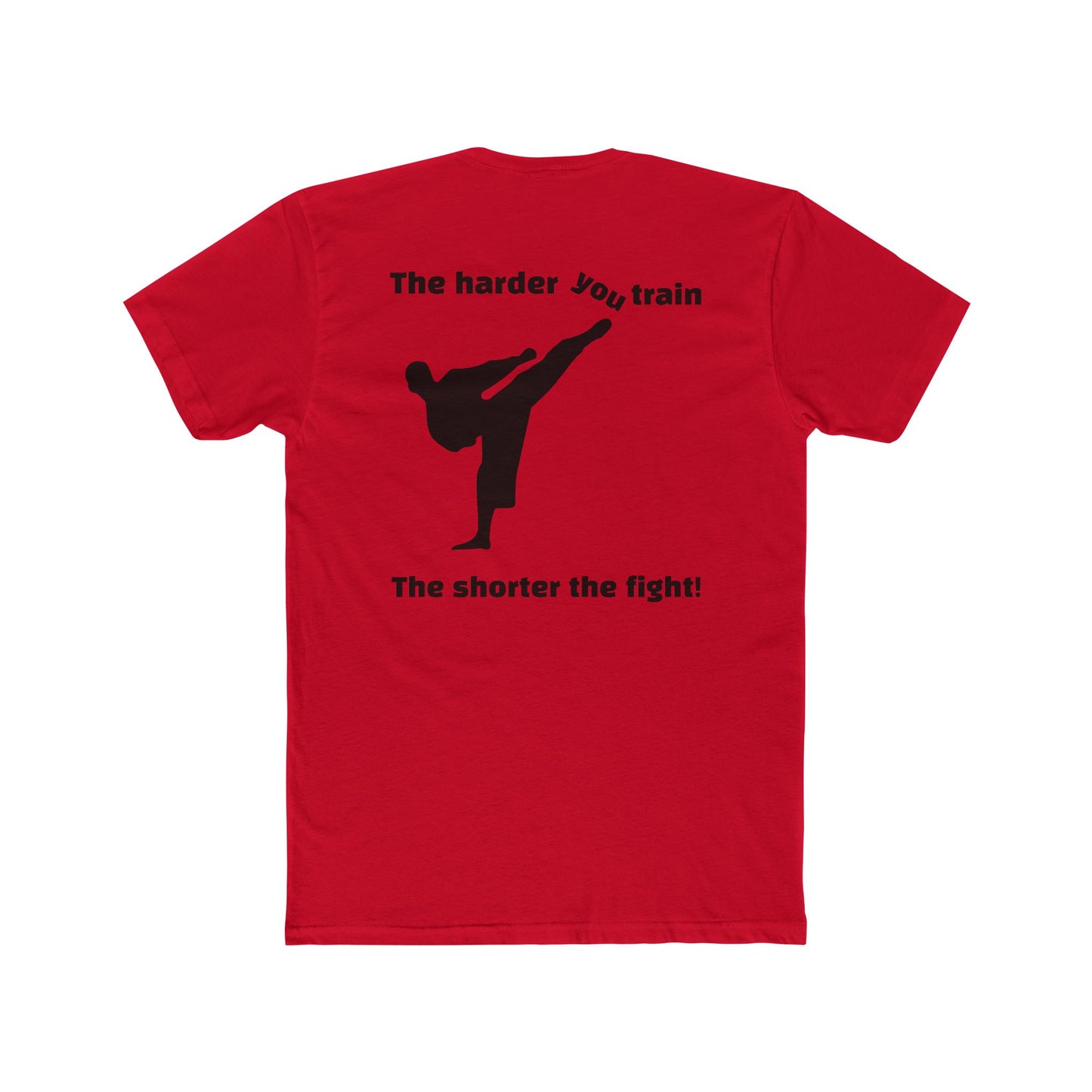Motivational Martial Arts Tee, Workout Shirt, Fitness Gift, Unisex Crew Neck Tee, Karate Training Top, Sports Apparel