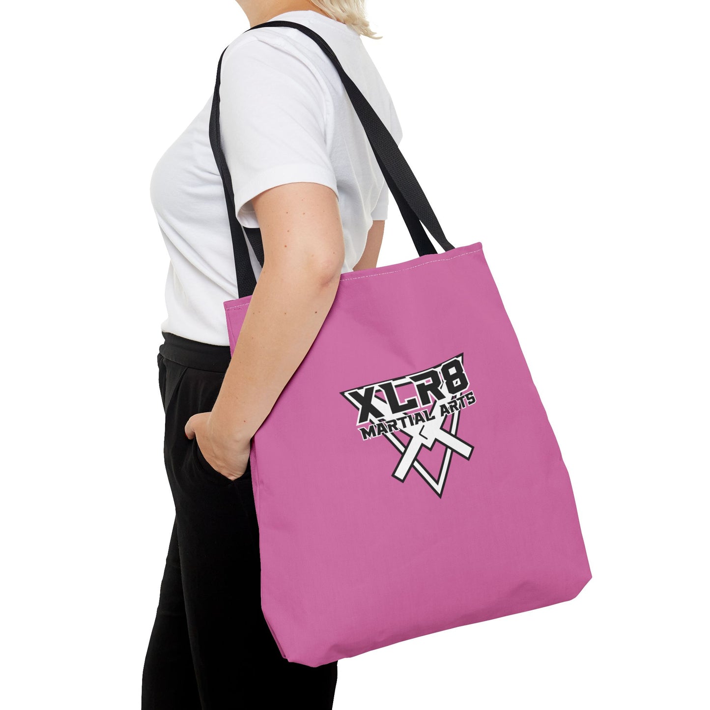 Empowering Martial Arts Tote Bag - Inspirational Quote & Logo Design
