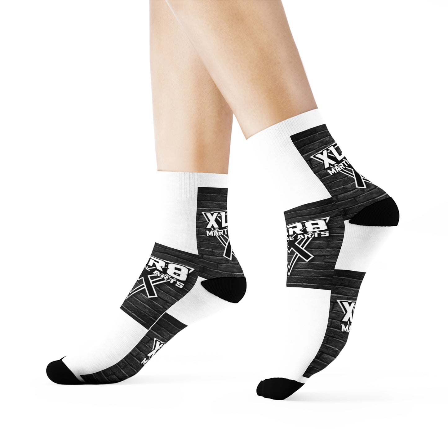 XLR8 Martial Arts Crew Socks - Perfect for Training & Everyday Wear
