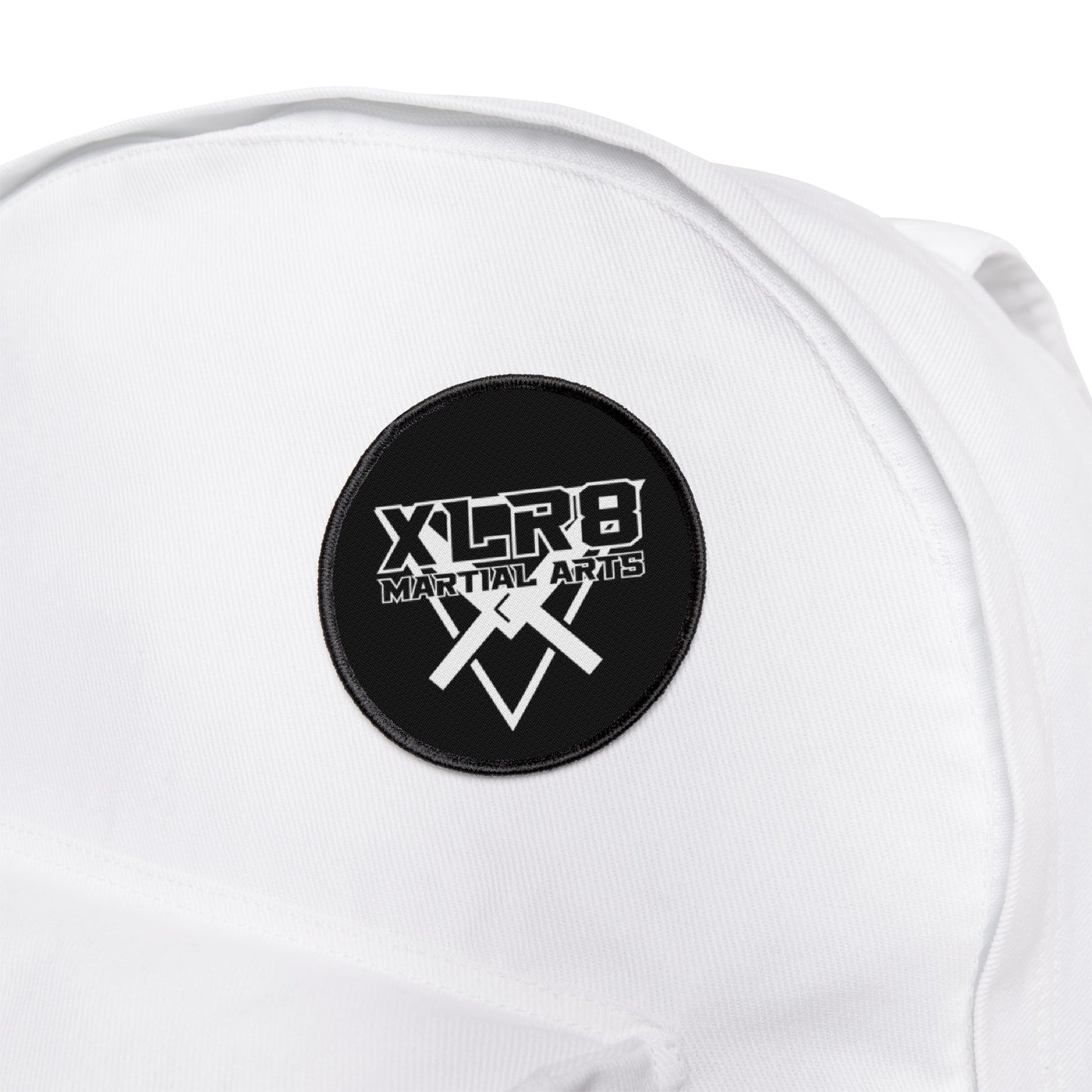 XLR8 Martial Arts Iron-On Patches - Stylish Custom Patch for Martial Arts Enthusiasts