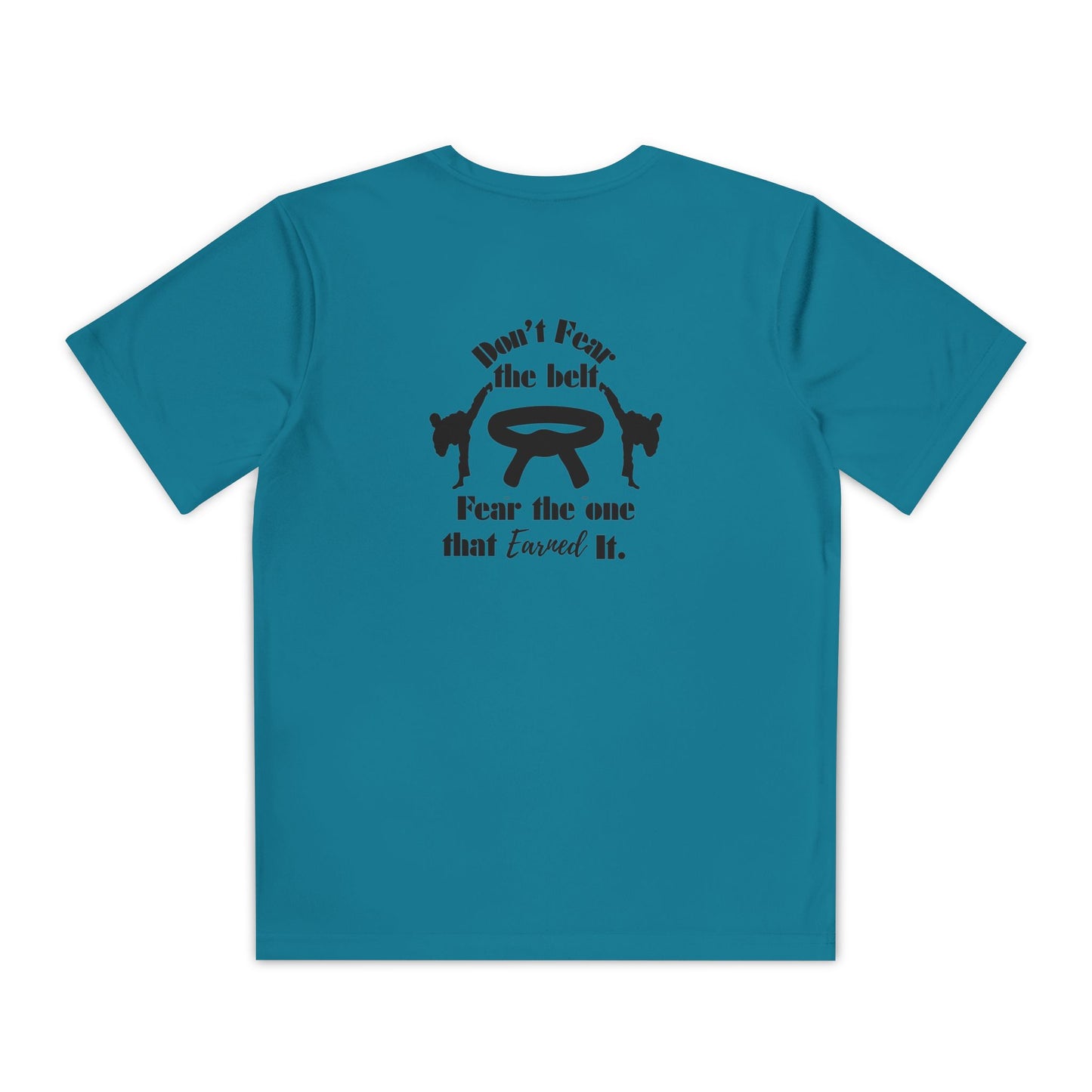Youth Competitor Tee — "Don’t Fear the Belt" Kids Martial Arts T‑Shirt