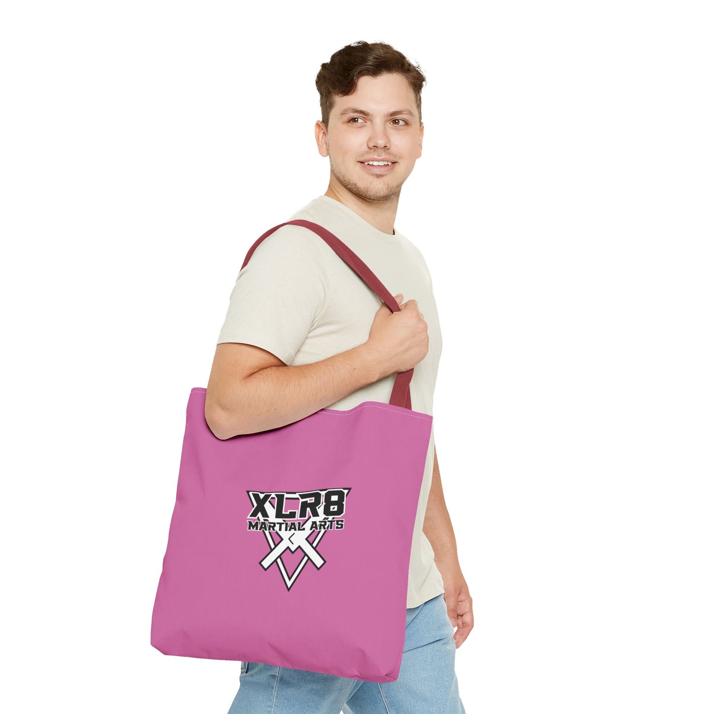 Empowering Martial Arts Tote Bag - Inspirational Quote & Logo Design