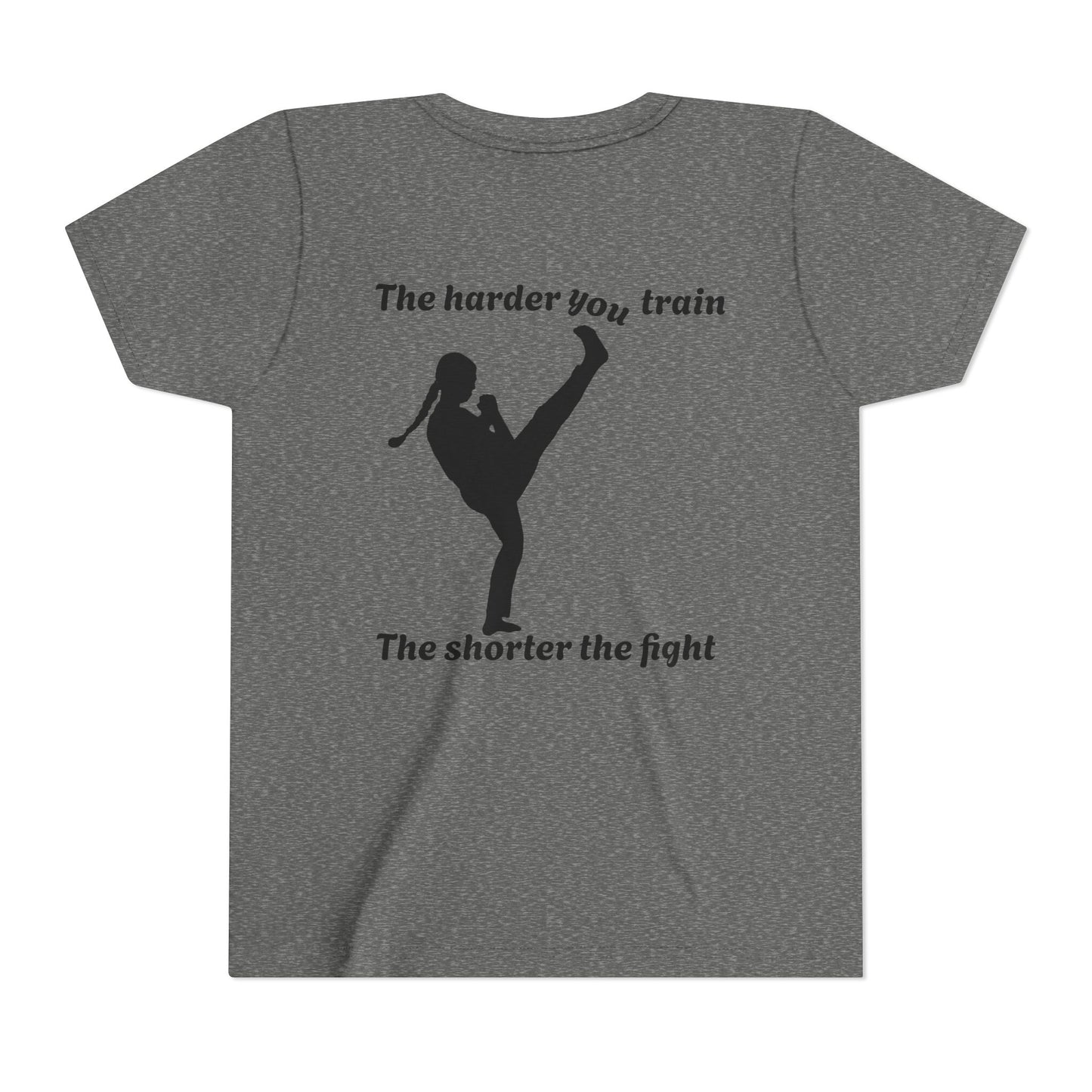 Harder you train girl ninja tshirt