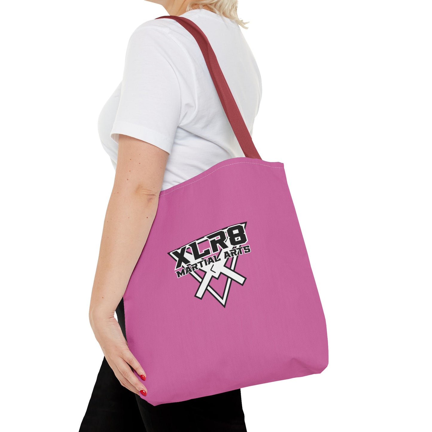 Empowering Martial Arts Tote Bag - Inspirational Quote & Logo Design