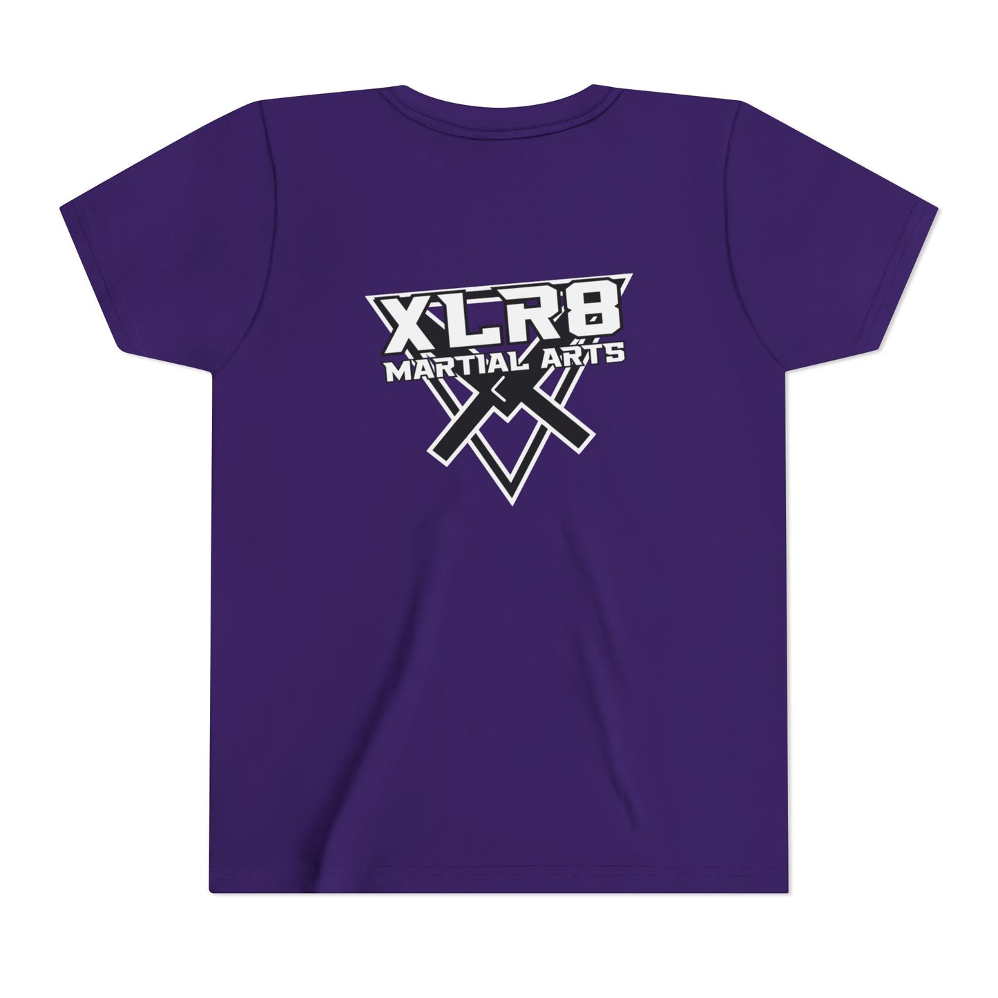 Youth Karate T-Shirt — "Warning: May Karate Chop Without Notice" Lochlan shirt
