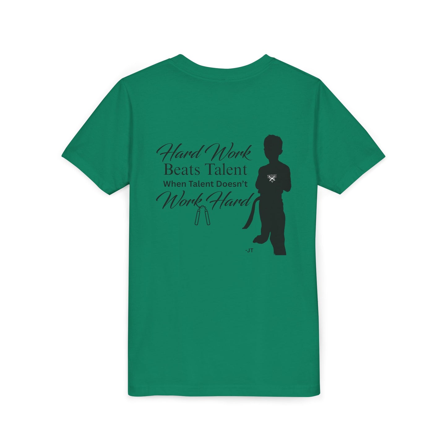 Youth Tee - "Hard Work Beats Talent" Jensen shirt