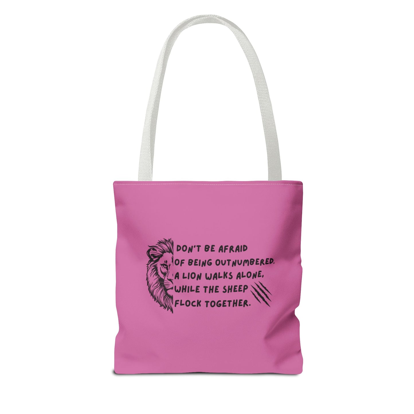 Empowering Martial Arts Tote Bag - Inspirational Quote & Logo Design