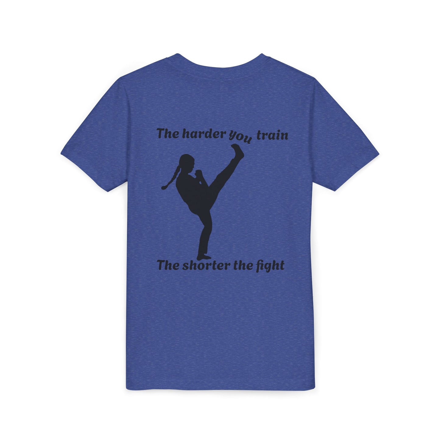 Harder you train girl ninja tshirt