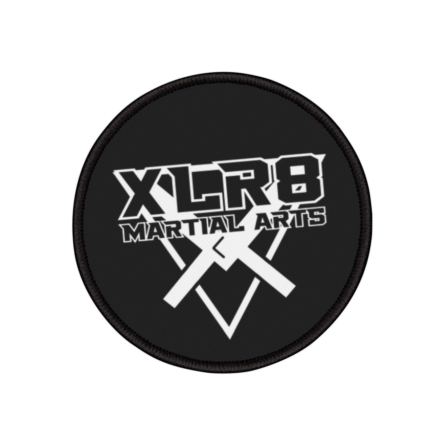 XLR8 Martial Arts Iron-On Patches - Stylish Custom Patch for Martial Arts Enthusiasts