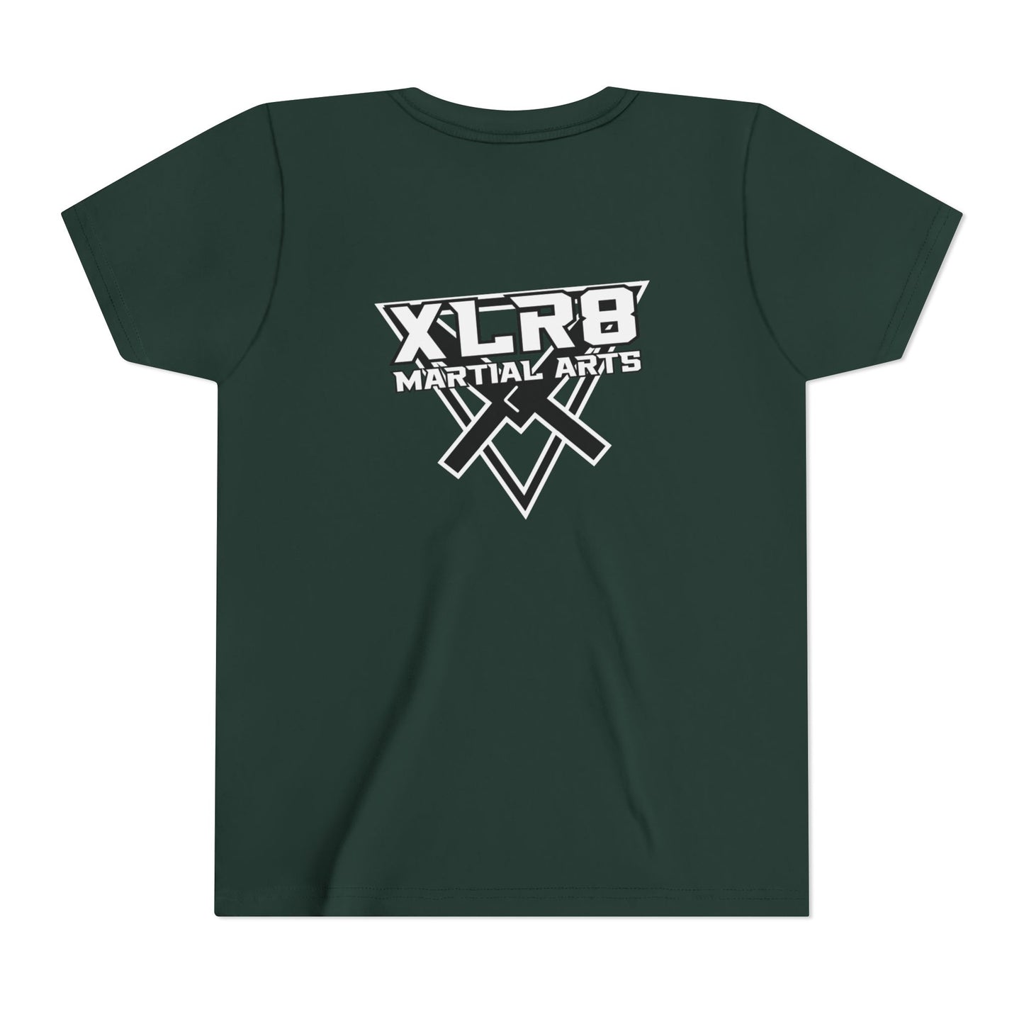 Youth Karate T-Shirt — "Warning: May Karate Chop Without Notice" Lochlan shirt
