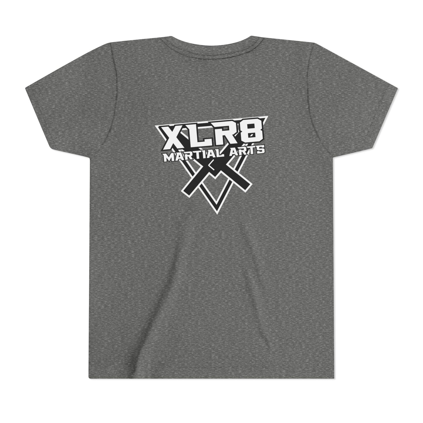 Youth Karate T-Shirt — "Warning: May Karate Chop Without Notice" Lochlan shirt
