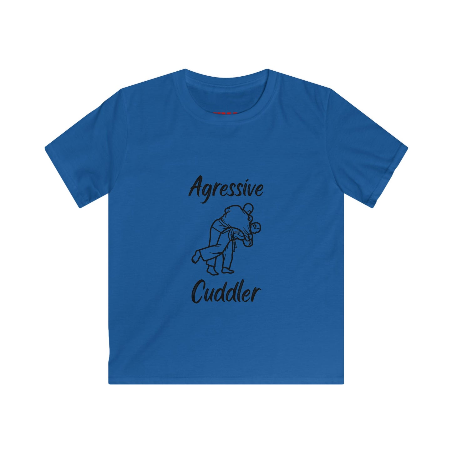 Kids Martial Arts T‑Shirt - "Aggressive Cuddler" design