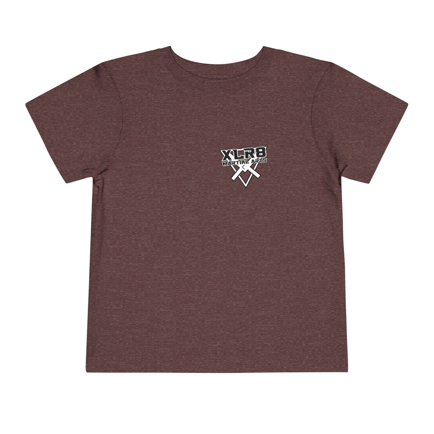 Toddler Tee — "Train Until the Belt Turns Black" Martial Arts Graphic