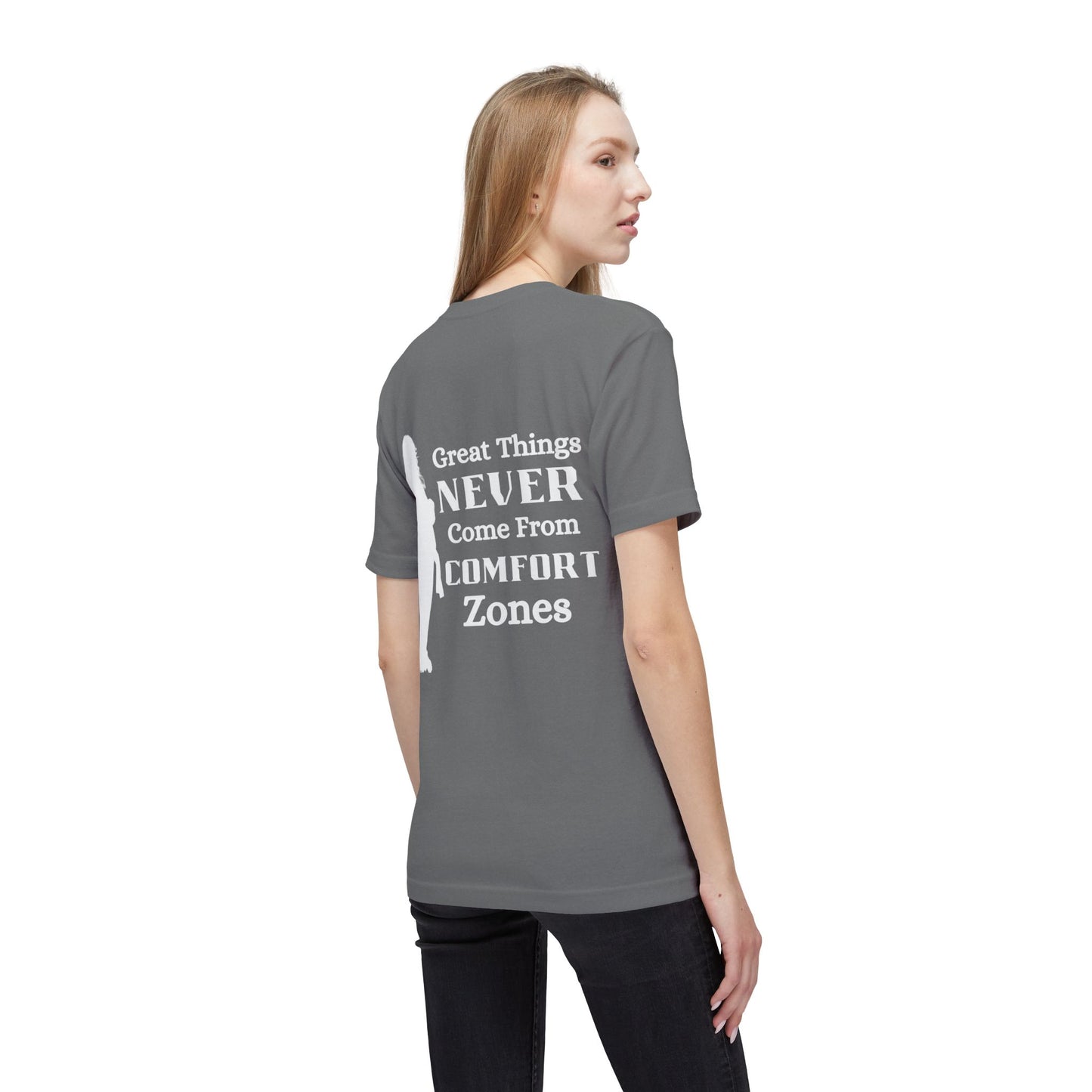 Motivational 'Great Things Never Come From Comfort Zones' T-Shirt- Bre Shirt