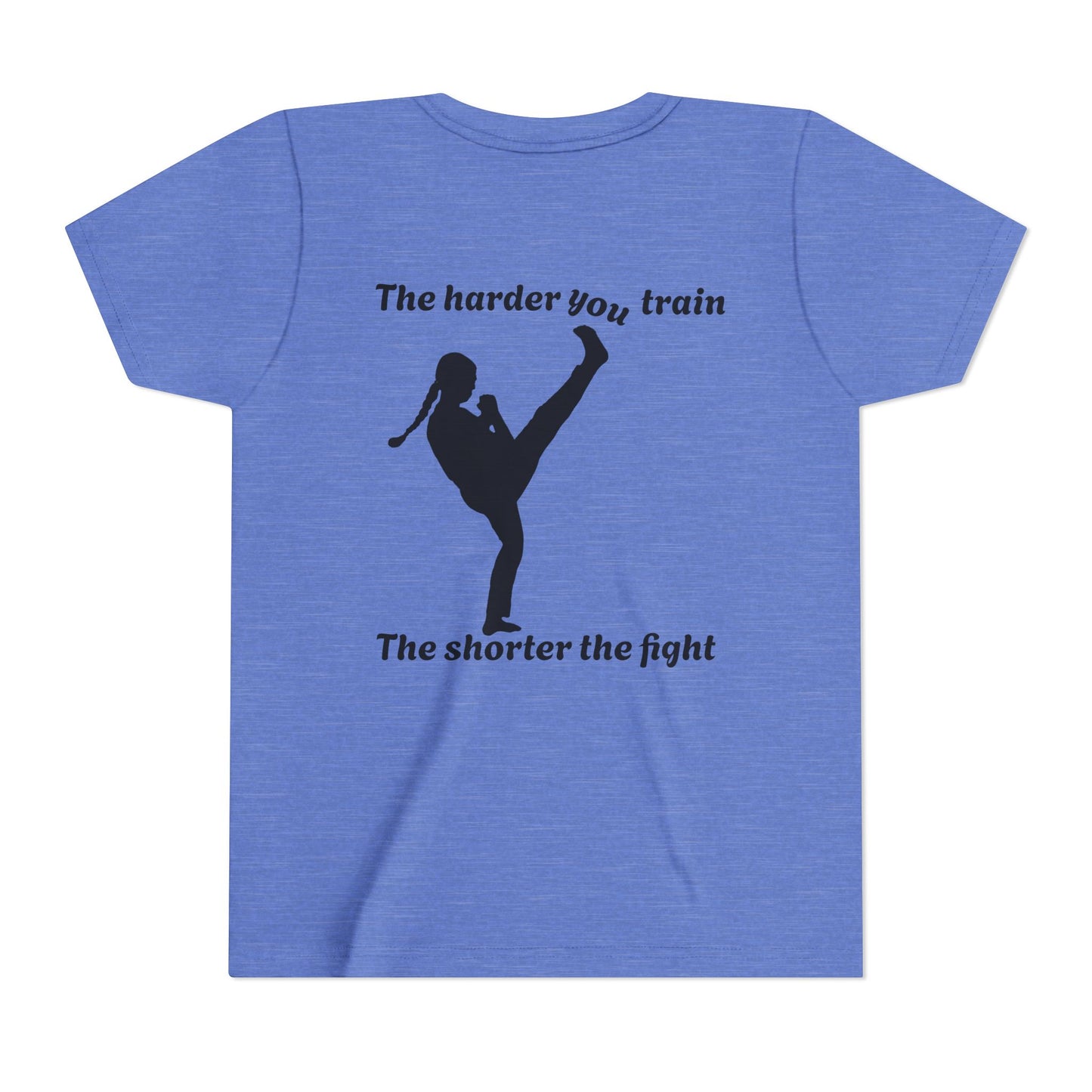 Harder you train girl ninja tshirt