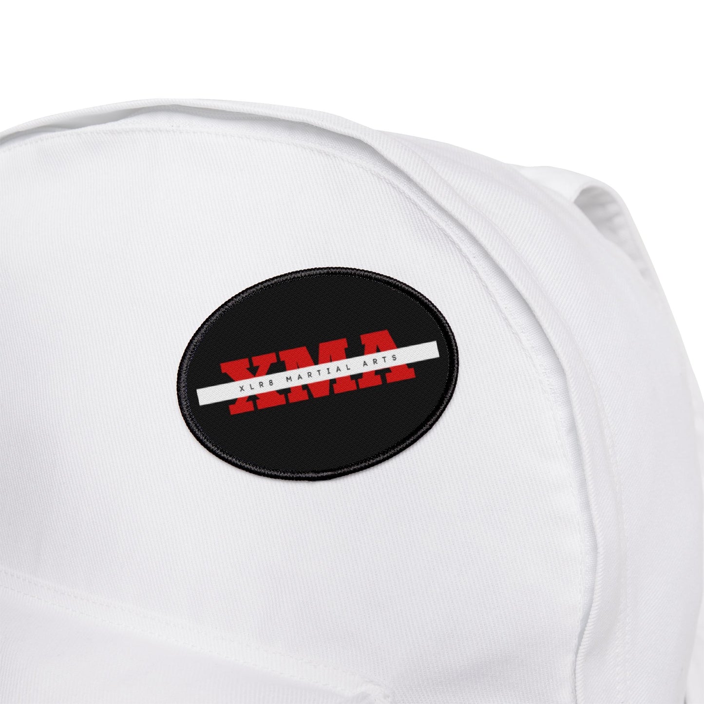 XLR8 Martial Arts Iron-On Patches - Stylish Custom Patch for Martial Arts Enthusiasts