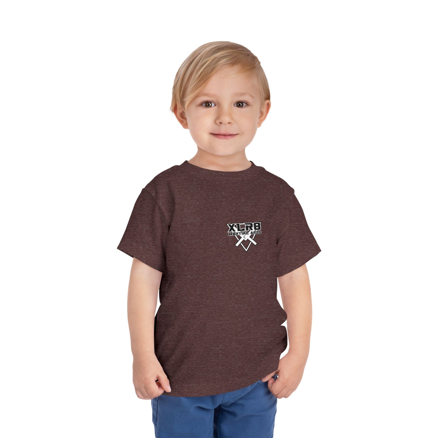 Toddler Tee — "Train Until the Belt Turns Black" Martial Arts Graphic
