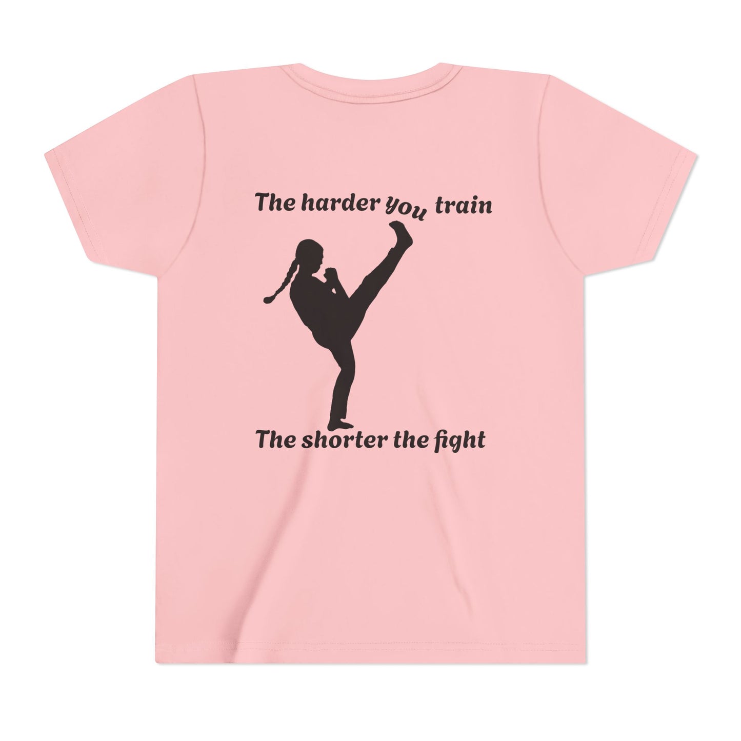 Harder you train girl ninja tshirt