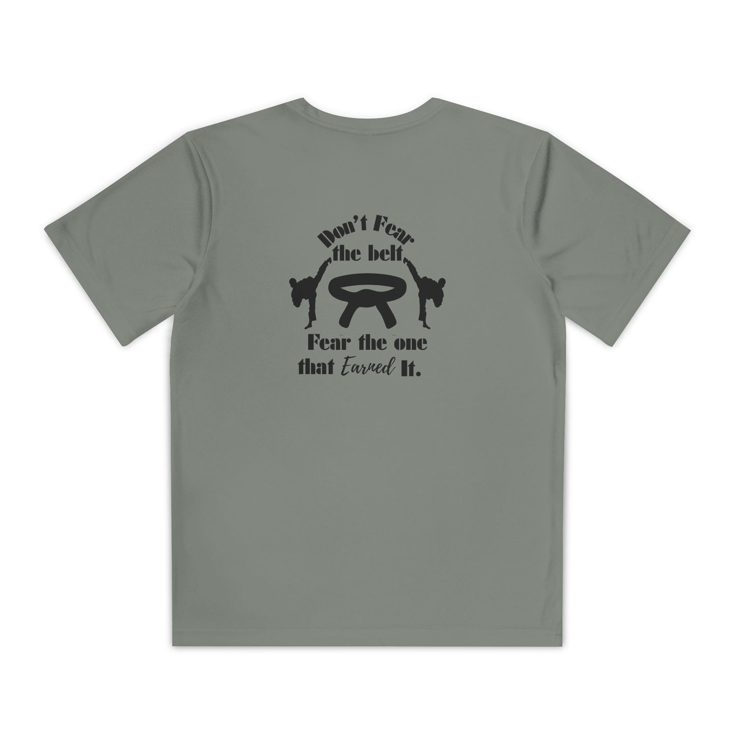 Youth Competitor Tee — "Don’t Fear the Belt" Kids Martial Arts T‑Shirt