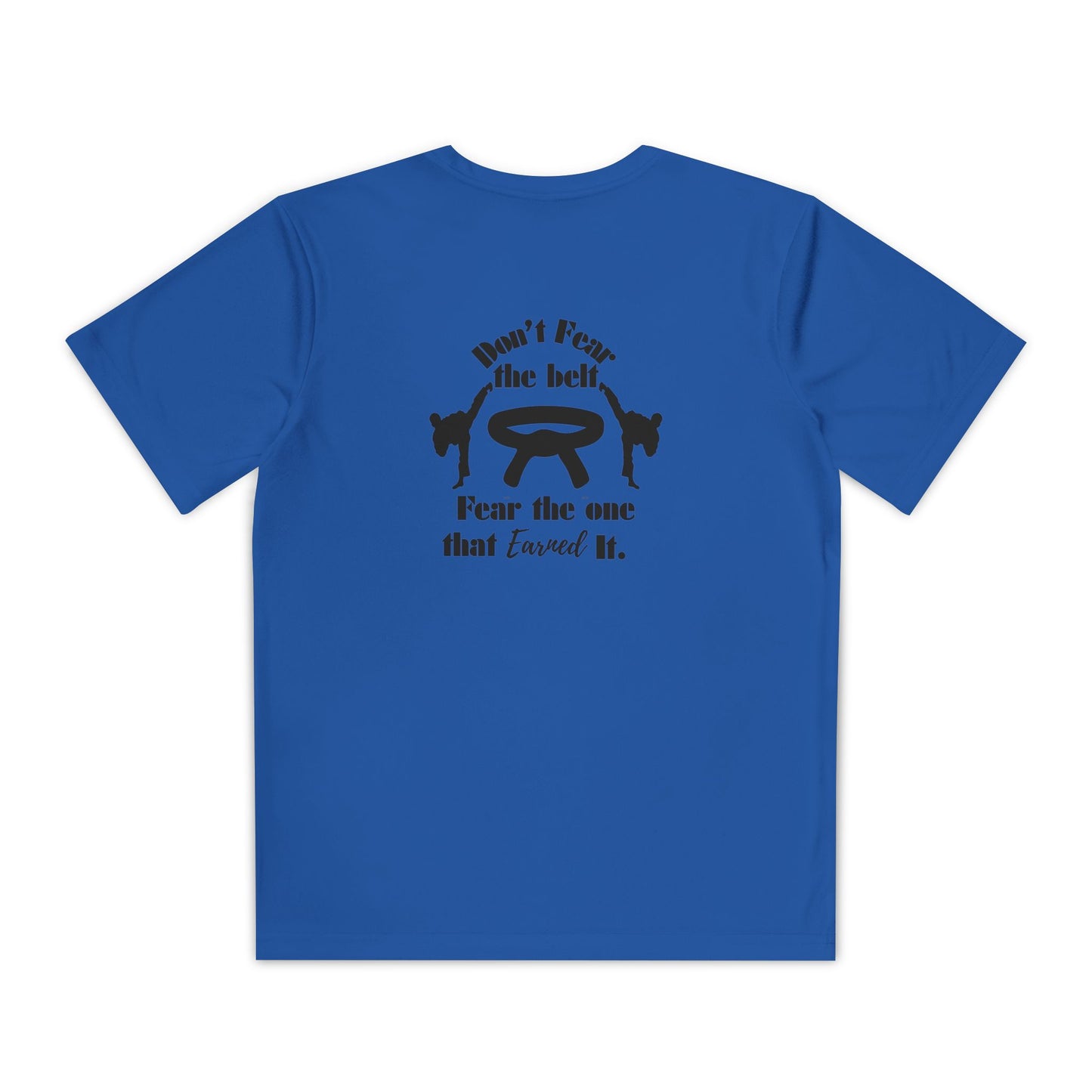Youth Competitor Tee — "Don’t Fear the Belt" Kids Martial Arts T‑Shirt