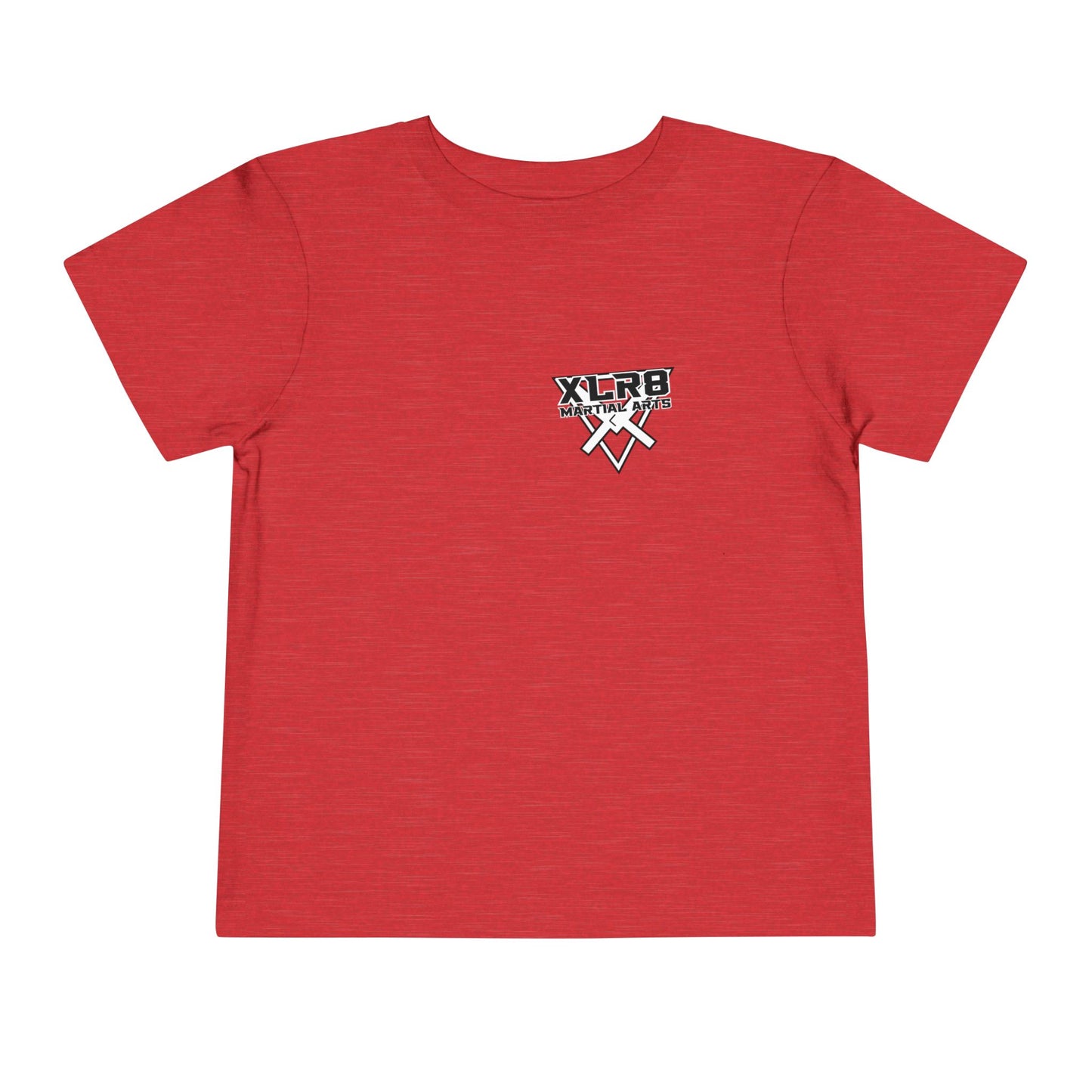 Toddler Tee — "Train Until the Belt Turns Black" Martial Arts Graphic