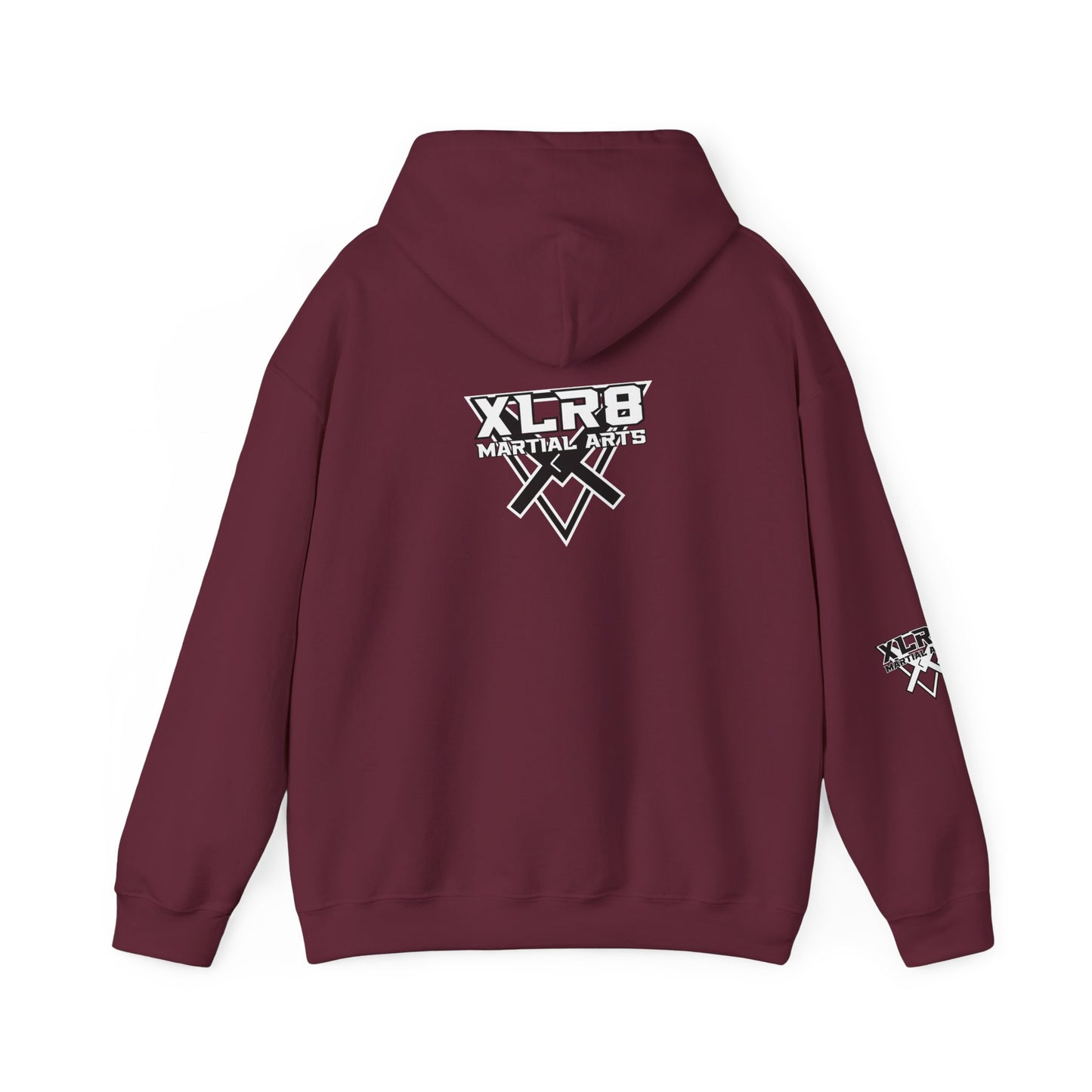 Motivational Hoodie — “Don’t Limit Your Challenges. Challenge Your Limits!” Martial Arts Logo