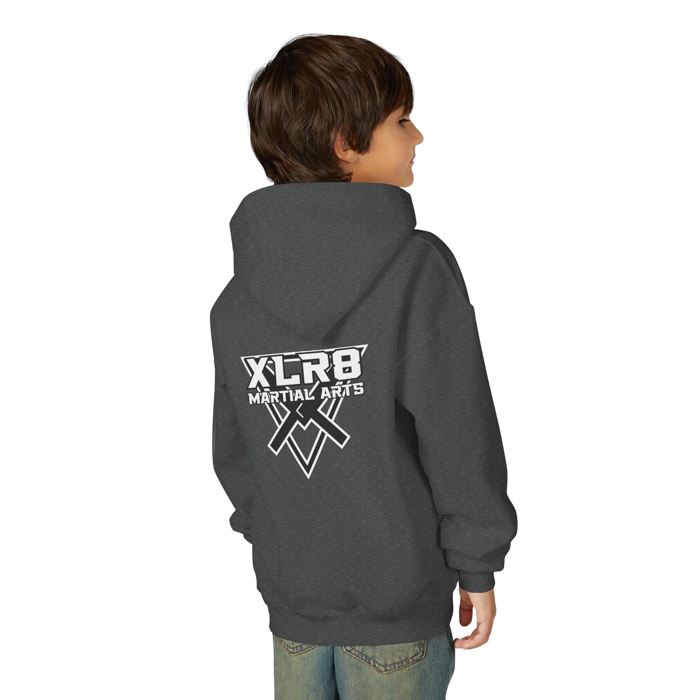 Youth Hoodie – "Don't limit your challenges. Challenge your limits." Martial Arts Motivational Sweatshirt