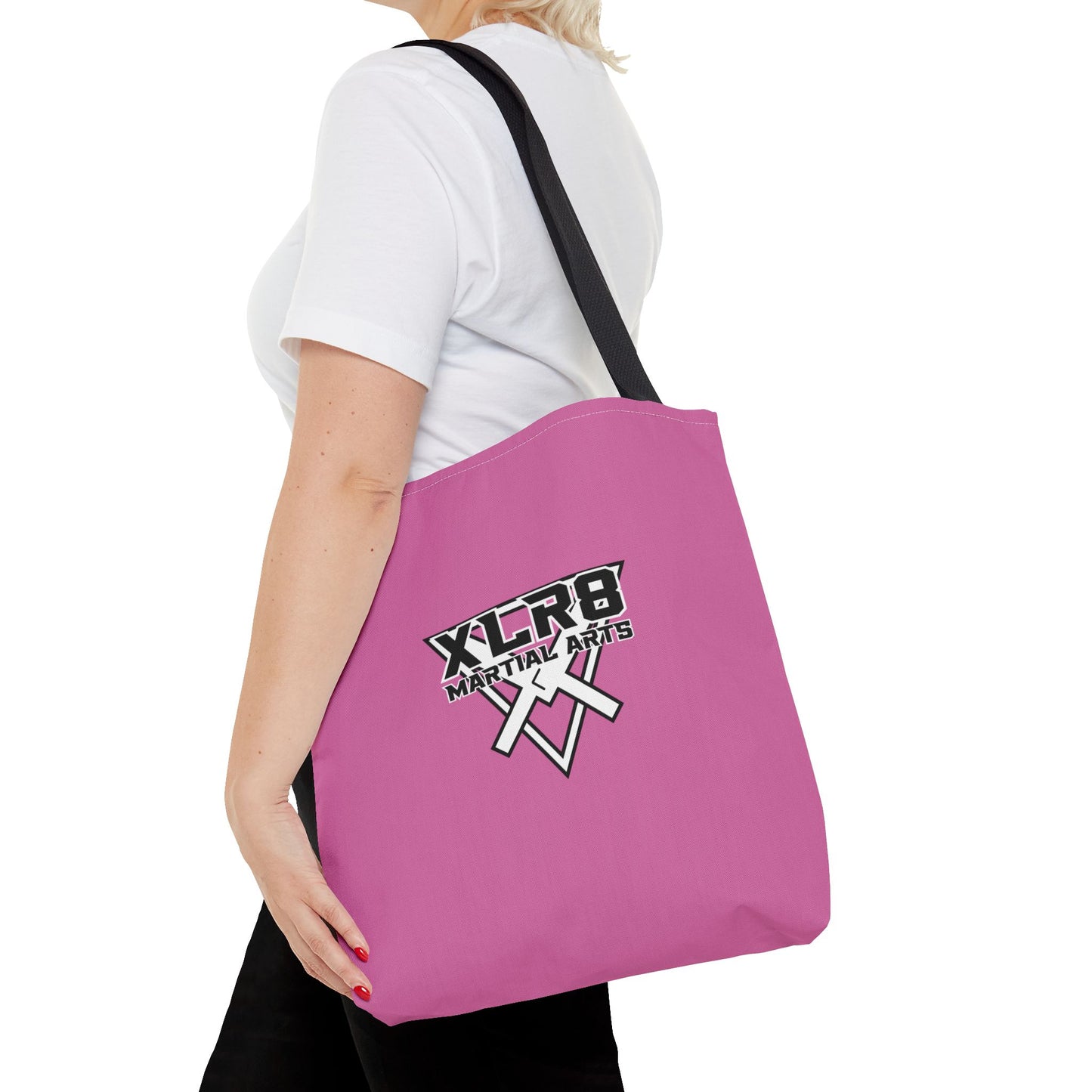 Empowering Martial Arts Tote Bag - Inspirational Quote & Logo Design