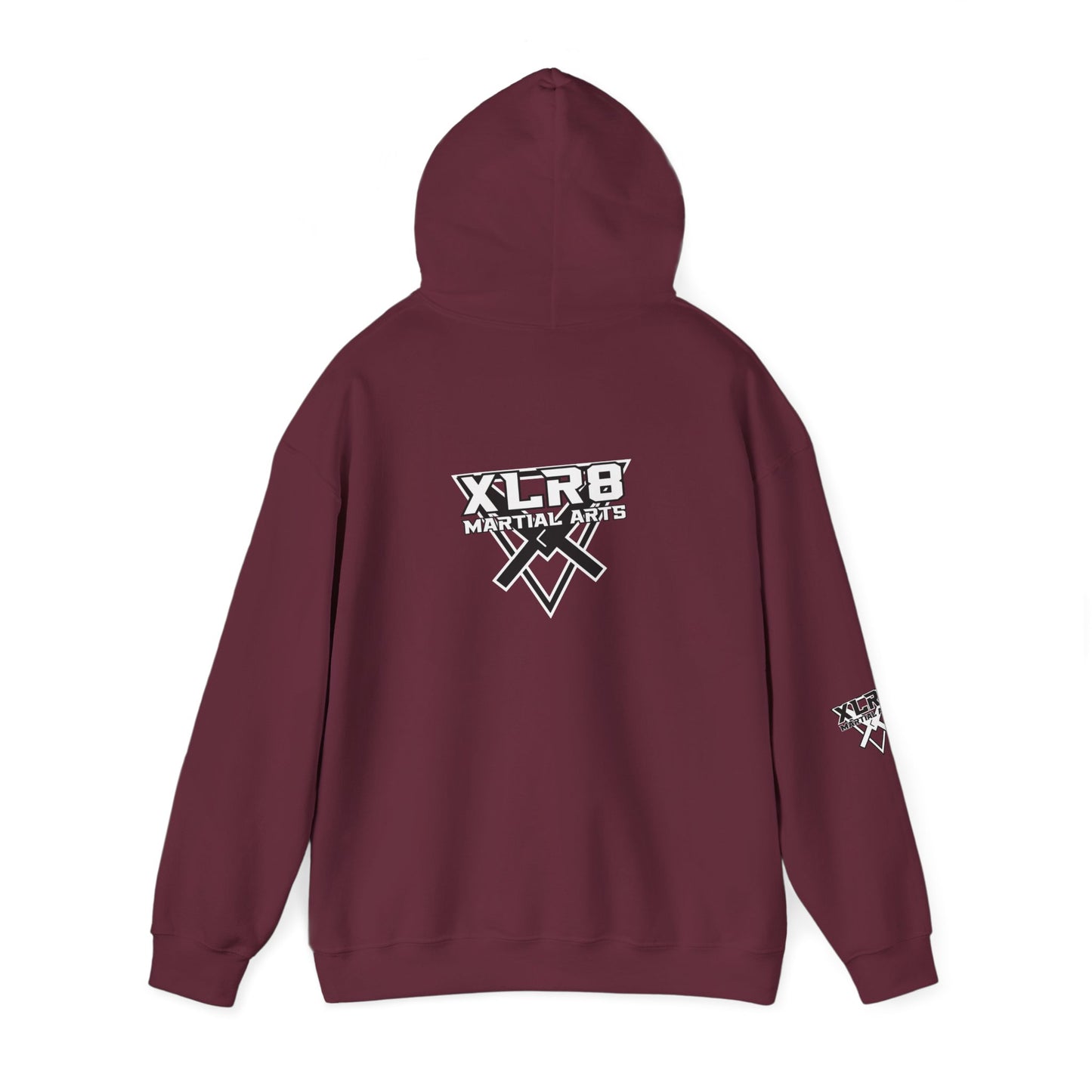 Motivational Hoodie — “Don’t Limit Your Challenges. Challenge Your Limits!” Martial Arts Logo