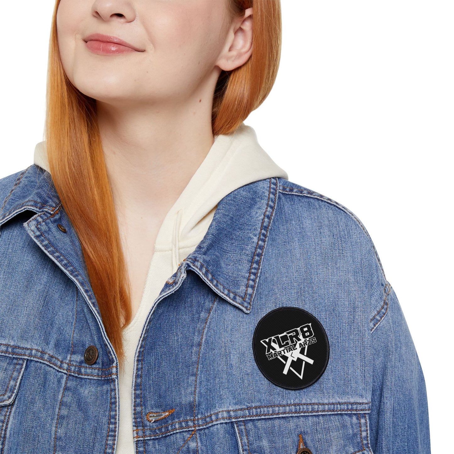 XLR8 Martial Arts Iron-On Patches - Stylish Custom Patch for Martial Arts Enthusiasts