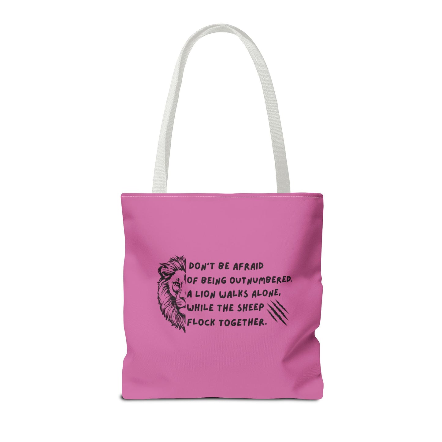 Empowering Martial Arts Tote Bag - Inspirational Quote & Logo Design