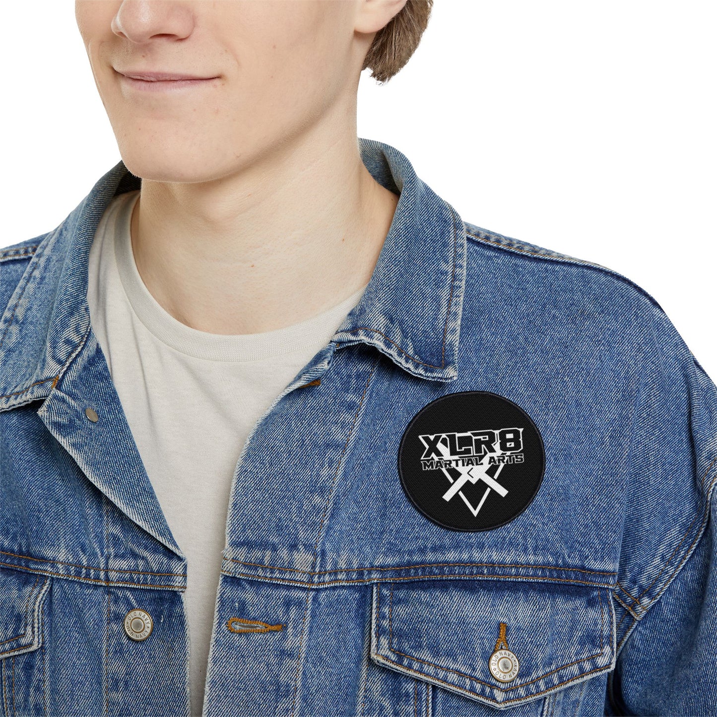 XLR8 Martial Arts Iron-On Patches - Stylish Custom Patch for Martial Arts Enthusiasts