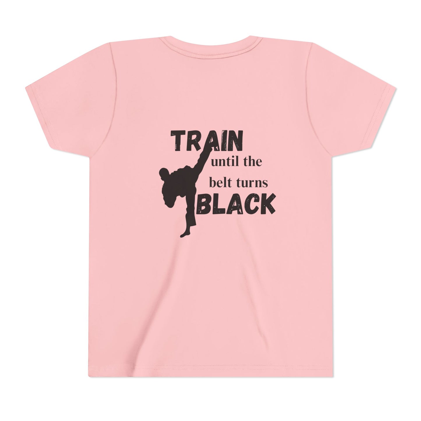 Youth Tee — "Train Until the Belt Turns Black" Martial Arts Shirt