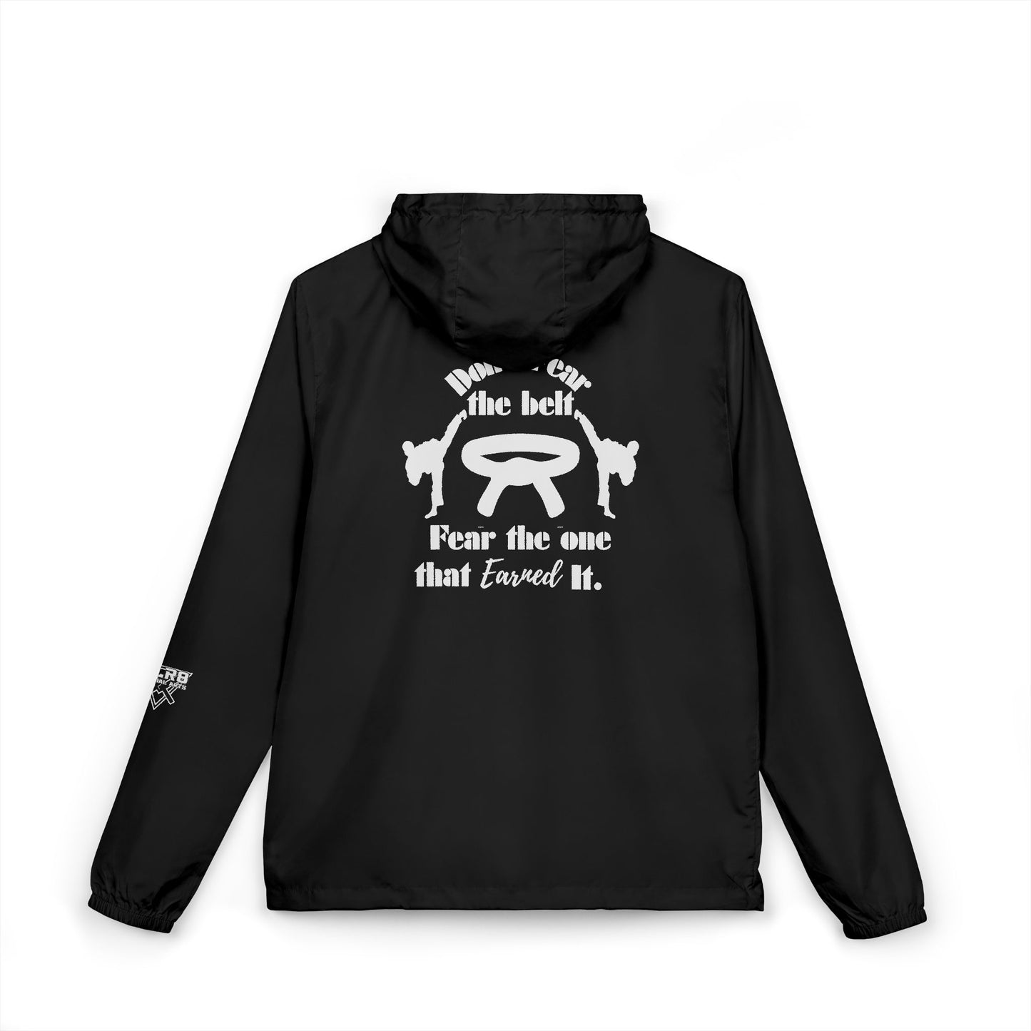 Windbreaker Jacket — Gothic Cross Logo Streetwear