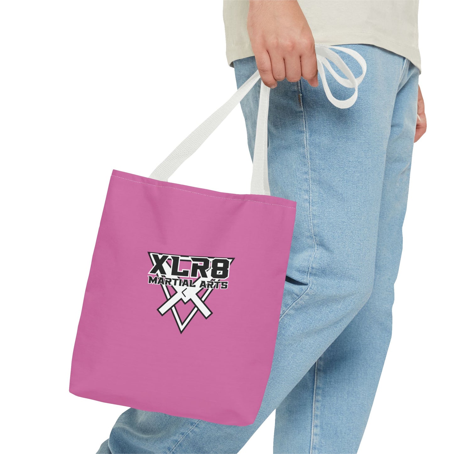 Empowering Martial Arts Tote Bag - Inspirational Quote & Logo Design