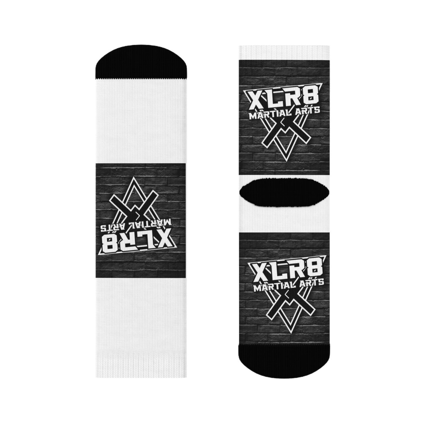 XLR8 Martial Arts Crew Socks - Perfect for Training & Everyday Wear