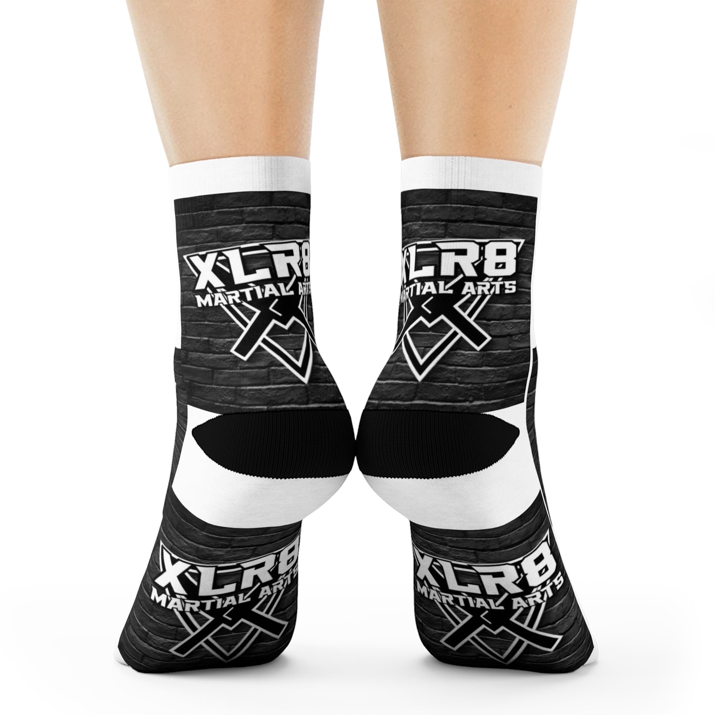 XLR8 Martial Arts Crew Socks - Perfect for Training & Everyday Wear