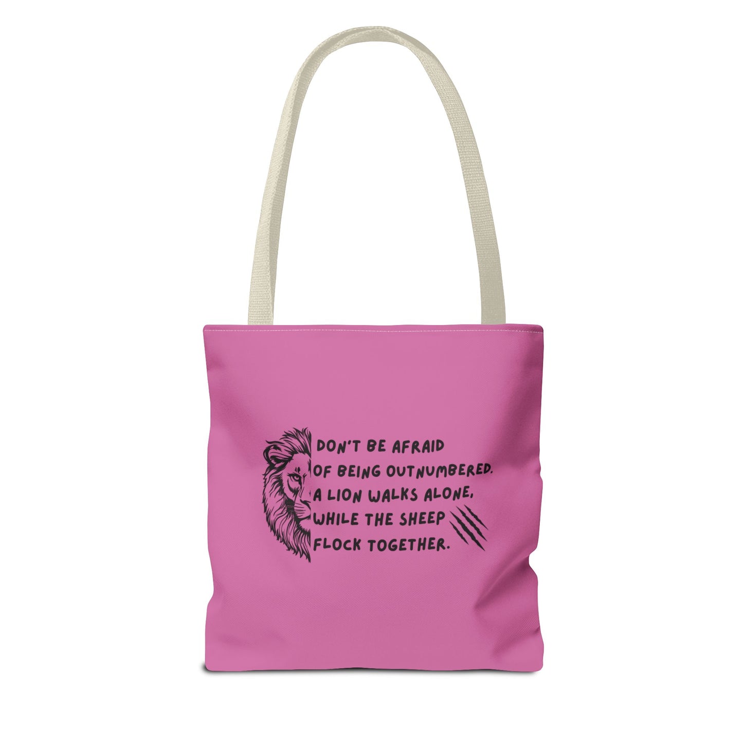 Empowering Martial Arts Tote Bag - Inspirational Quote & Logo Design