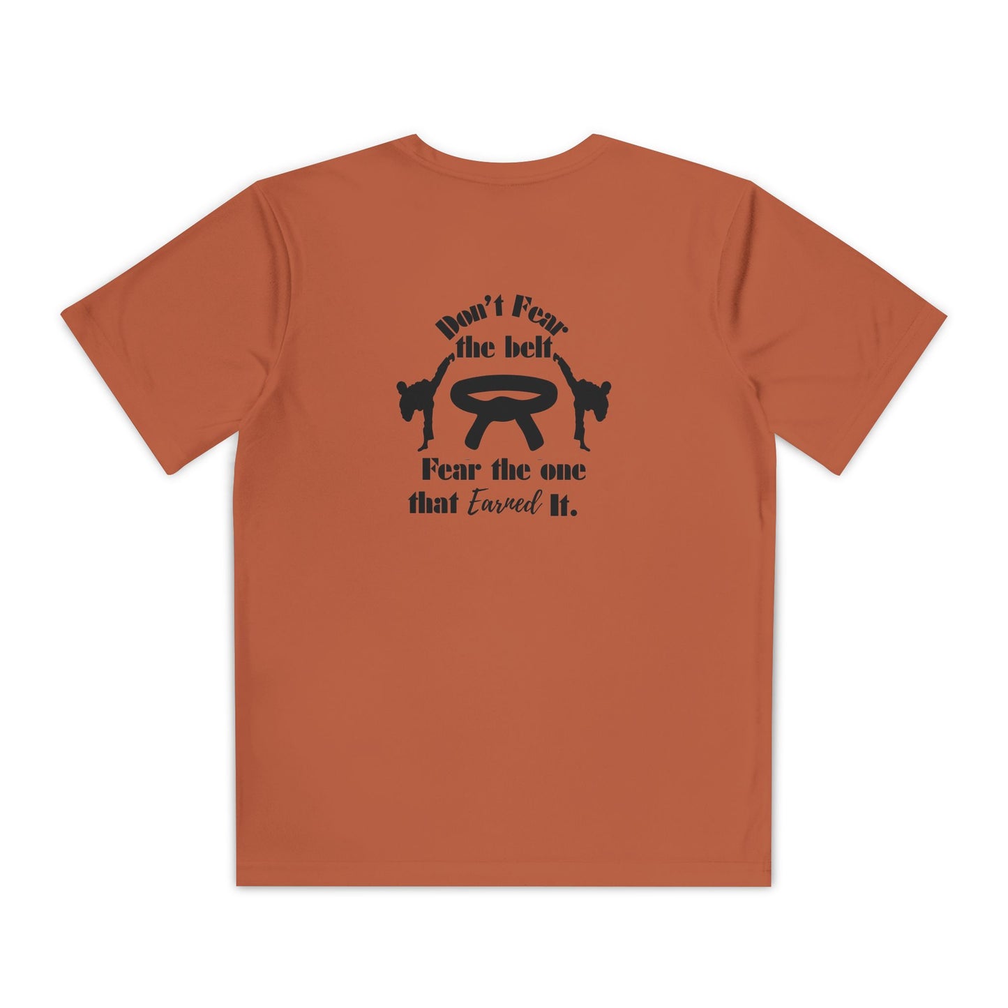 Youth Competitor Tee — "Don’t Fear the Belt" Kids Martial Arts T‑Shirt