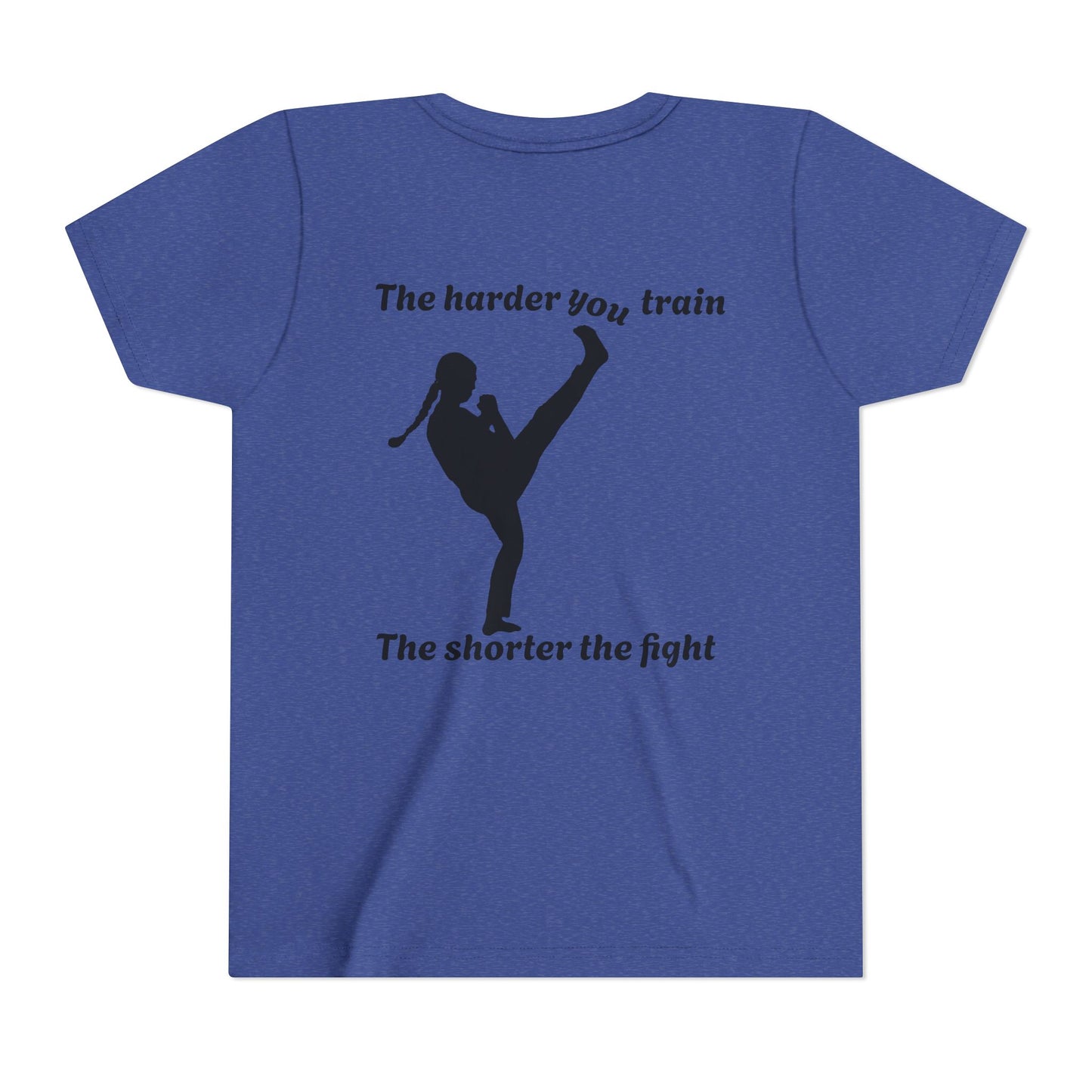 Harder you train girl ninja tshirt