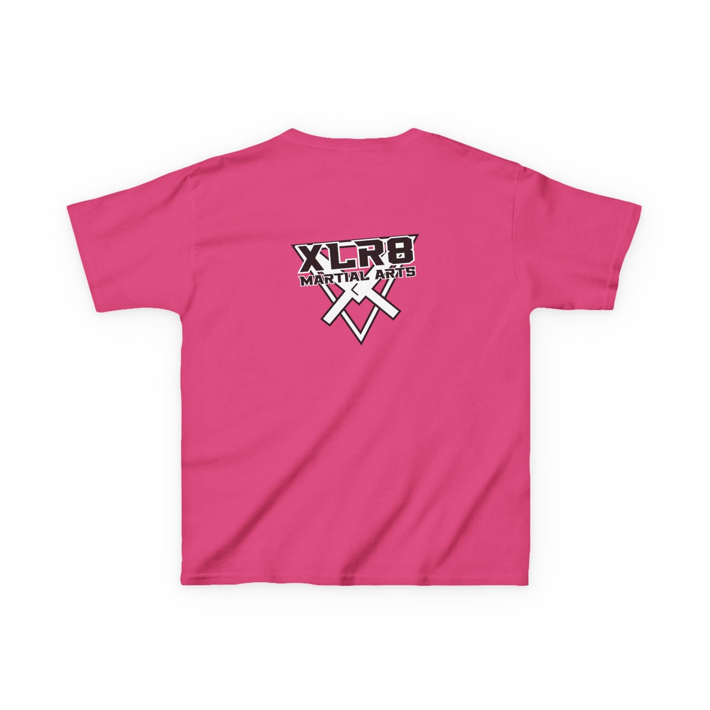 Kids Tee — "Don't Be a Cry Baby" Silhouette Tee with XLR8 Martial Arts Back Logo